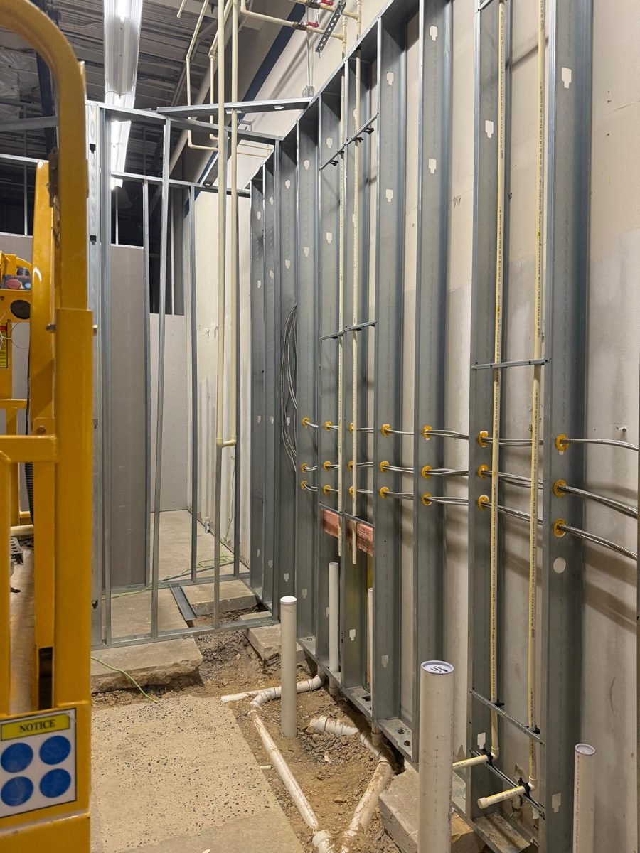 Commercial metal framing